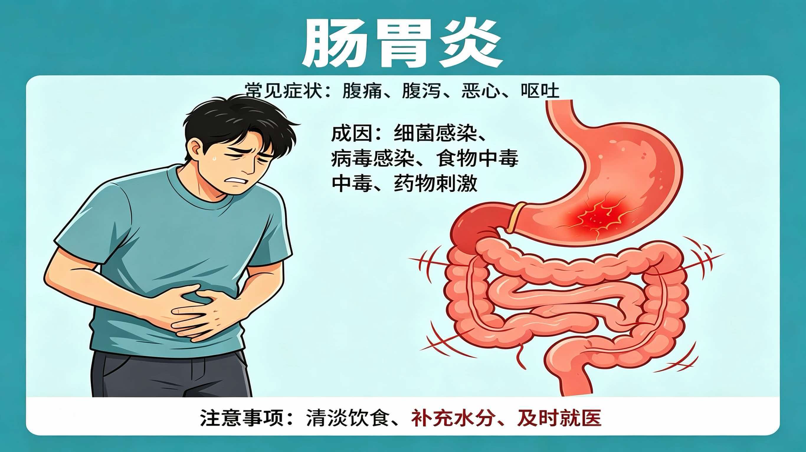 拉肚子是肠胃炎吗