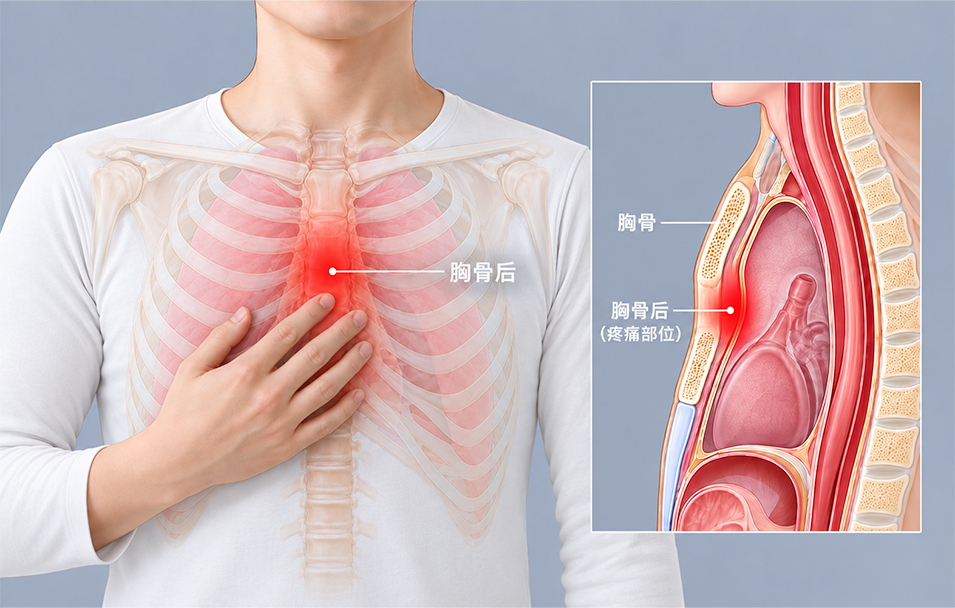 胸骨后疼痛