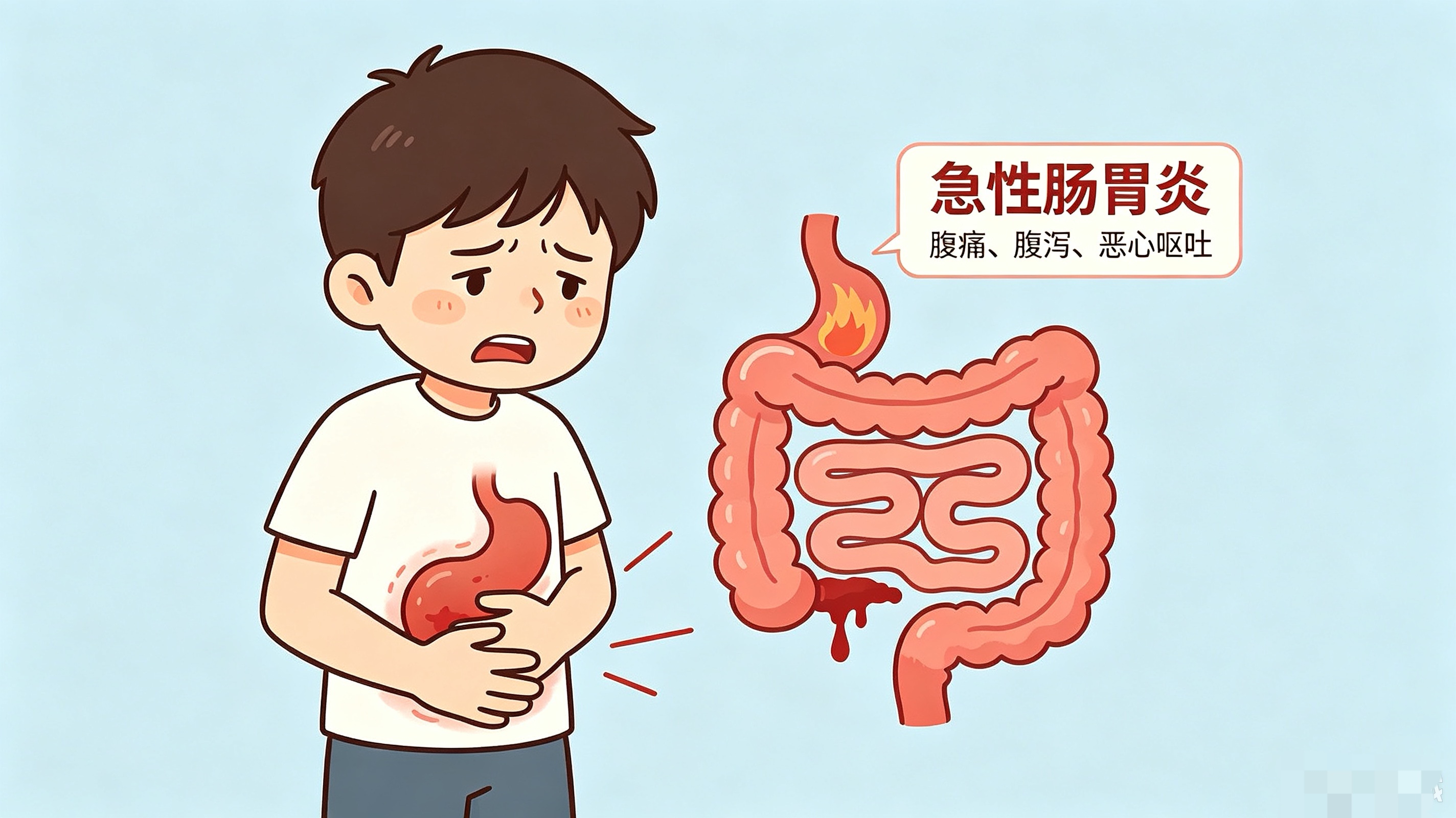 急性胃肠炎防大于治