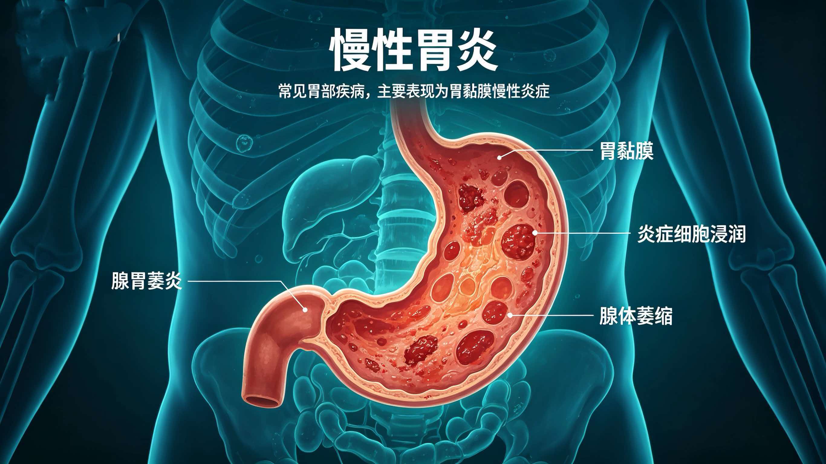 慢性胃炎常见症状